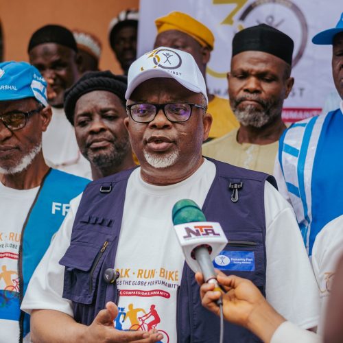 Respected Amir Speaks to the Nation: Press Briefing at Humanity First Walk, Run & Bike
