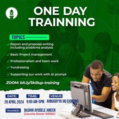 *One Day Training: Empowering Skills for a Better Future