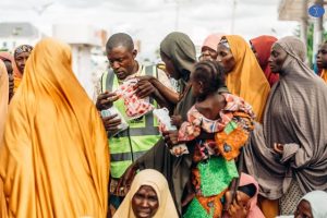 HFN Provides Relief to Maiduguri Flood Victims