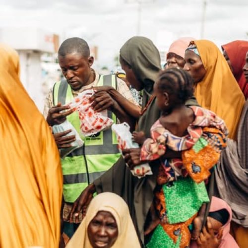 HFN Provides Relief to Maiduguri Flood Victims